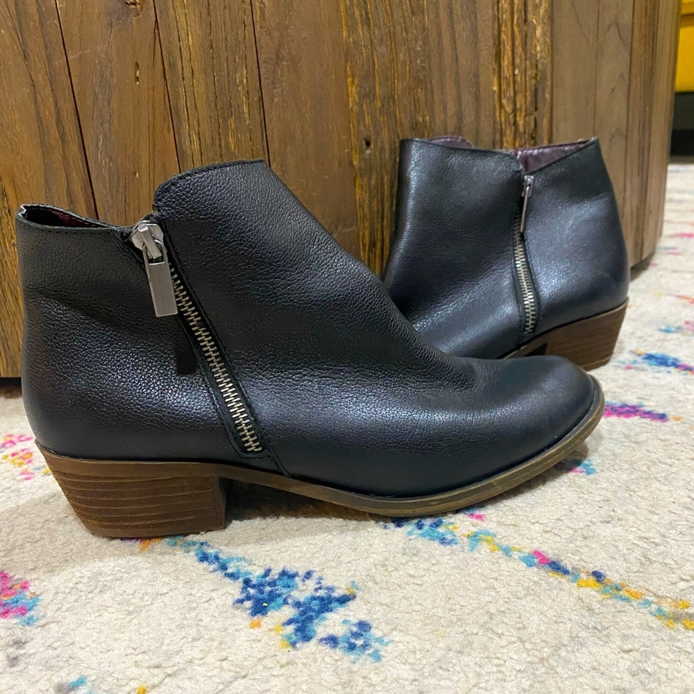 Kenzie Leather Ankle Boots